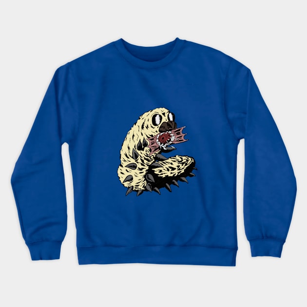 Giant Monster Worm Crewneck Sweatshirt by Black Snow Comics